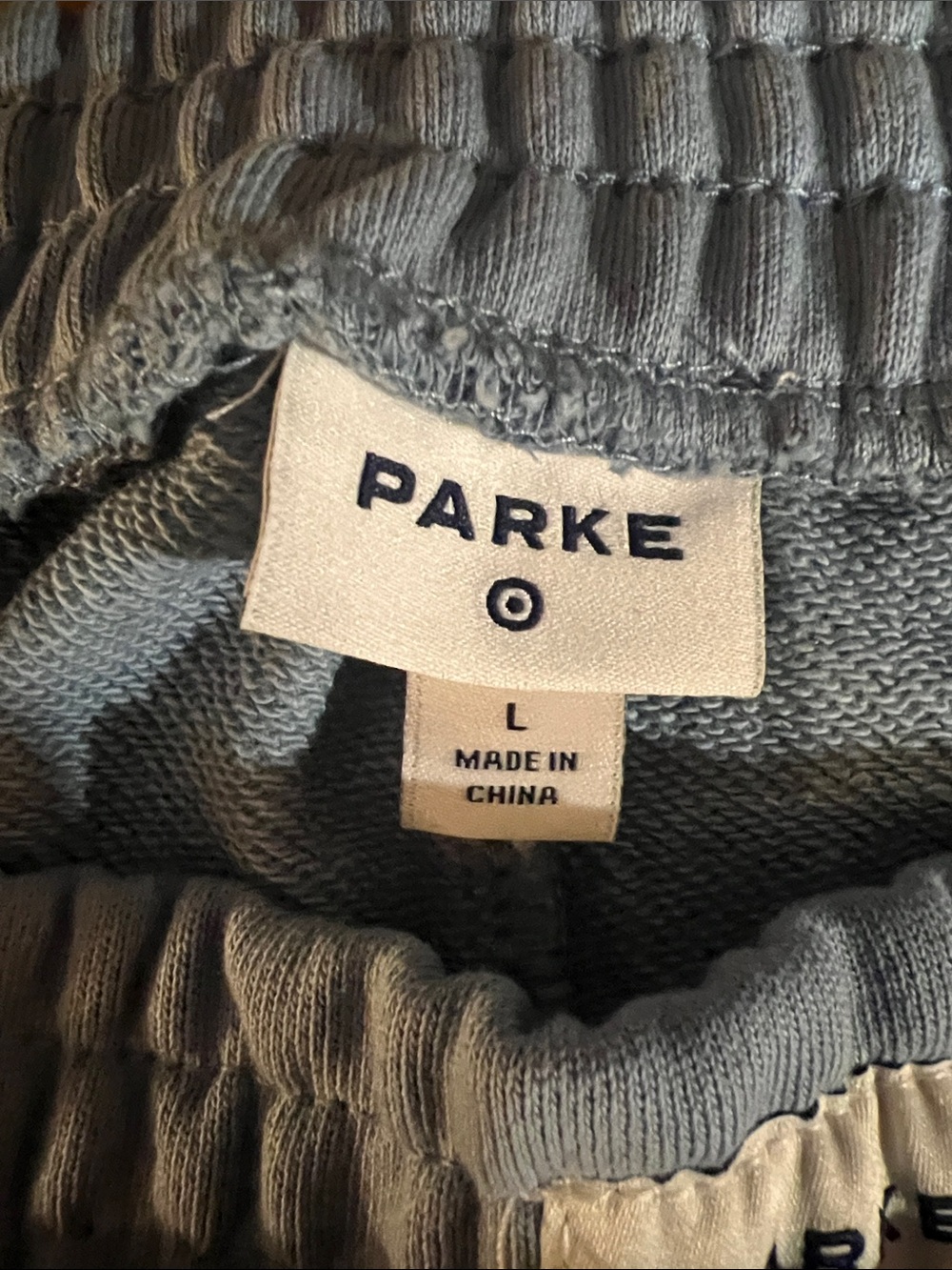 Parke High Rise Boxer Light Blue Wide Leg Lounge Pants - Picture 7 of 8